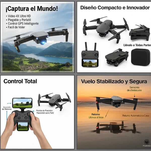 Dron K10 Max Precision con Doble Cámara 4K